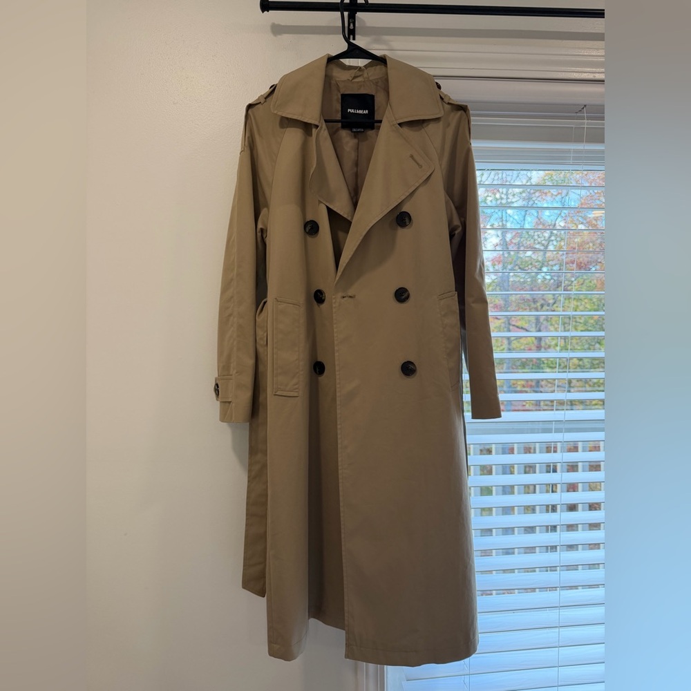 Pull&Bear Beige Trench Coat